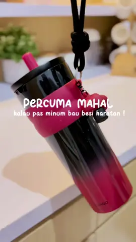 akhirnya nemu juga tumbler yang gak berbau besi pas dipake minum #tumblerkeramik #tumbler #tumblercivago #tumblertahandingin #tumblertahanpanas 