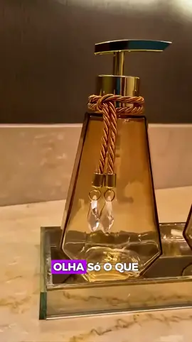 Kit Lavabo Vidro Kit Completo 300 ML Luxo Com Bandeja Promoção Decorativo Escritorio Casa Nova. 📍Link Shopee:⬇️ https://collshp.com/kleydeviana