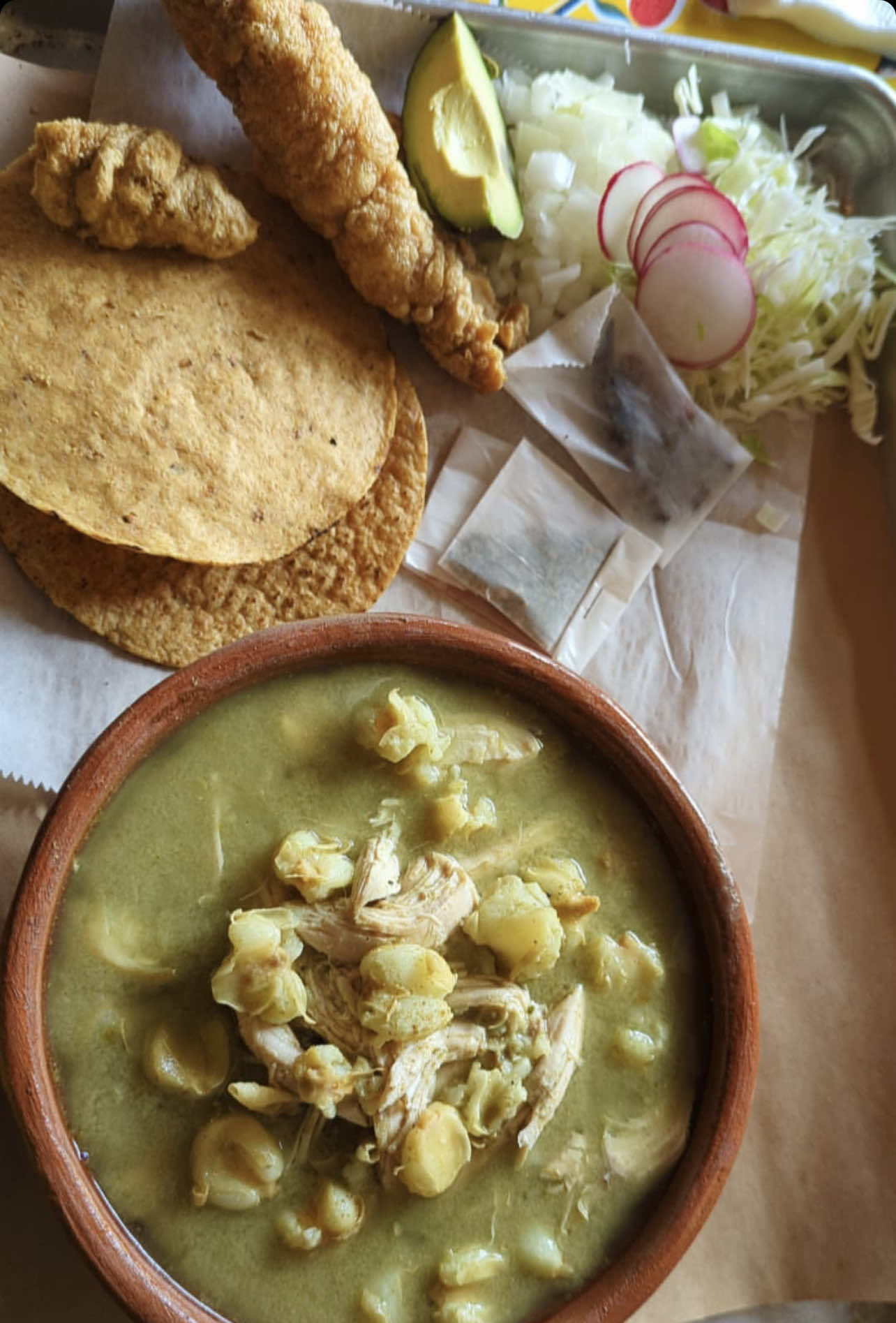 Domingo de Pozole 🔥 Los esperamos! 11am-6pm YES YES YES 📍 1316 W. 18th St 🌮 Wednesday-Sunday. Pozole de sirve solo JUEVES y DOMINGO, Menudo los Sábados.  #pilsenchicago #chicagotiktok #chicago #chicagofood #mexicanfood 