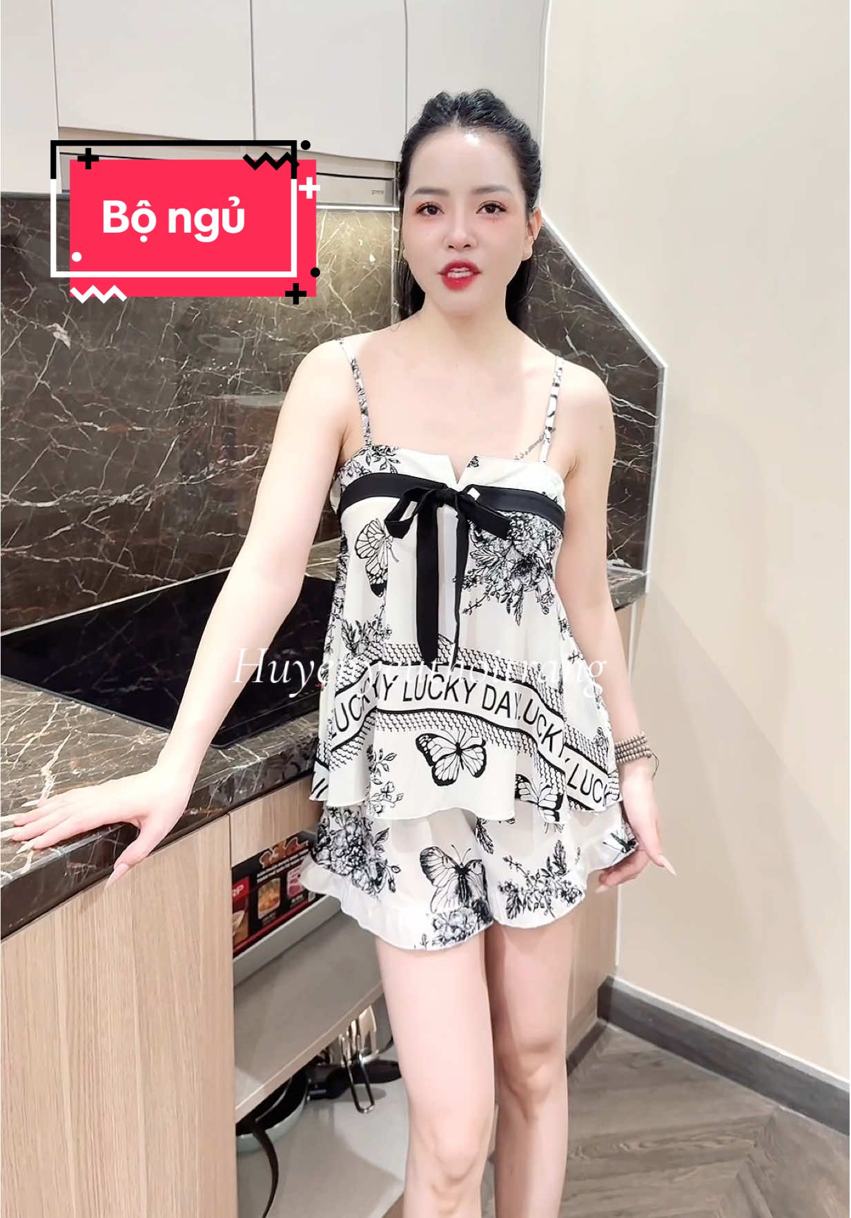 Bộ ngủ lụa xinh #xuhuong 