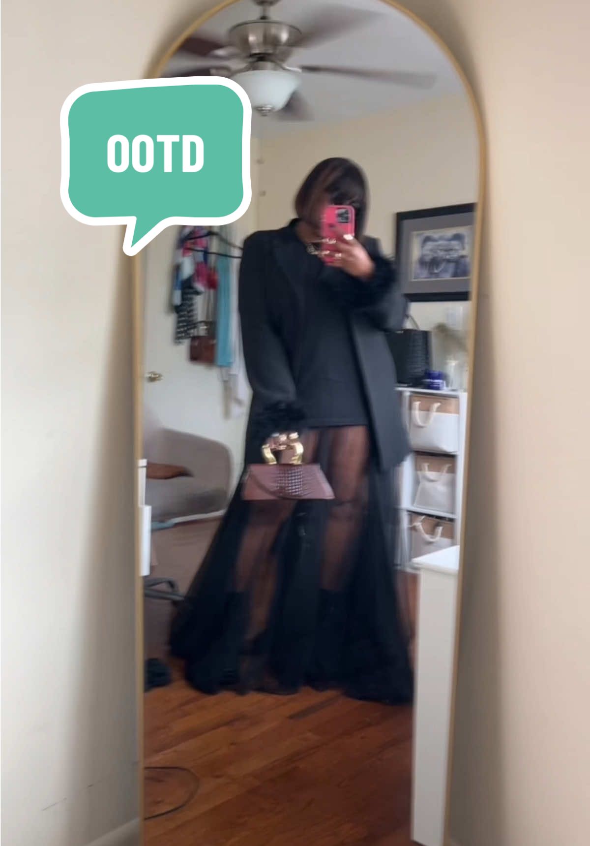 OOTD! 🤍 My fave part is this Chloe mesh maxi skirt from @AKIRA The blazer is an old Fashion Nova find, but I've linked everything else below!