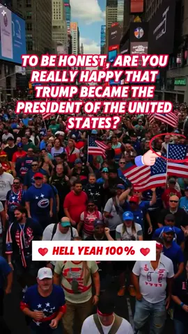 Are you really happy that Trump is president of America? #trump #president #usa #fyp #foryou