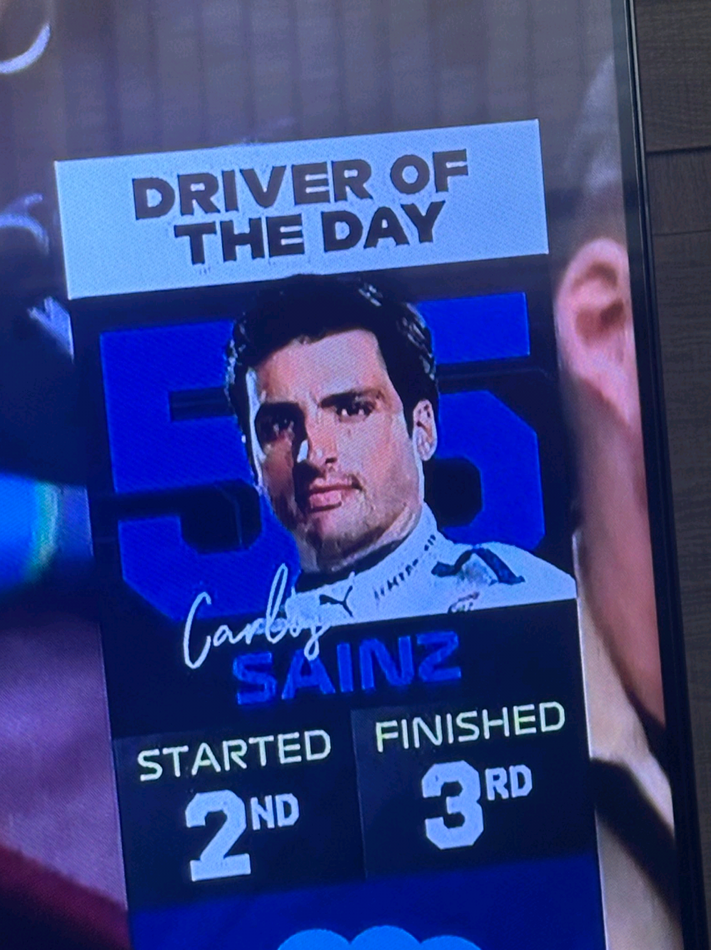 yg merah2 ga keliatan  #carlossainz #williamsf1 #f1 #bakupodium #fypage 