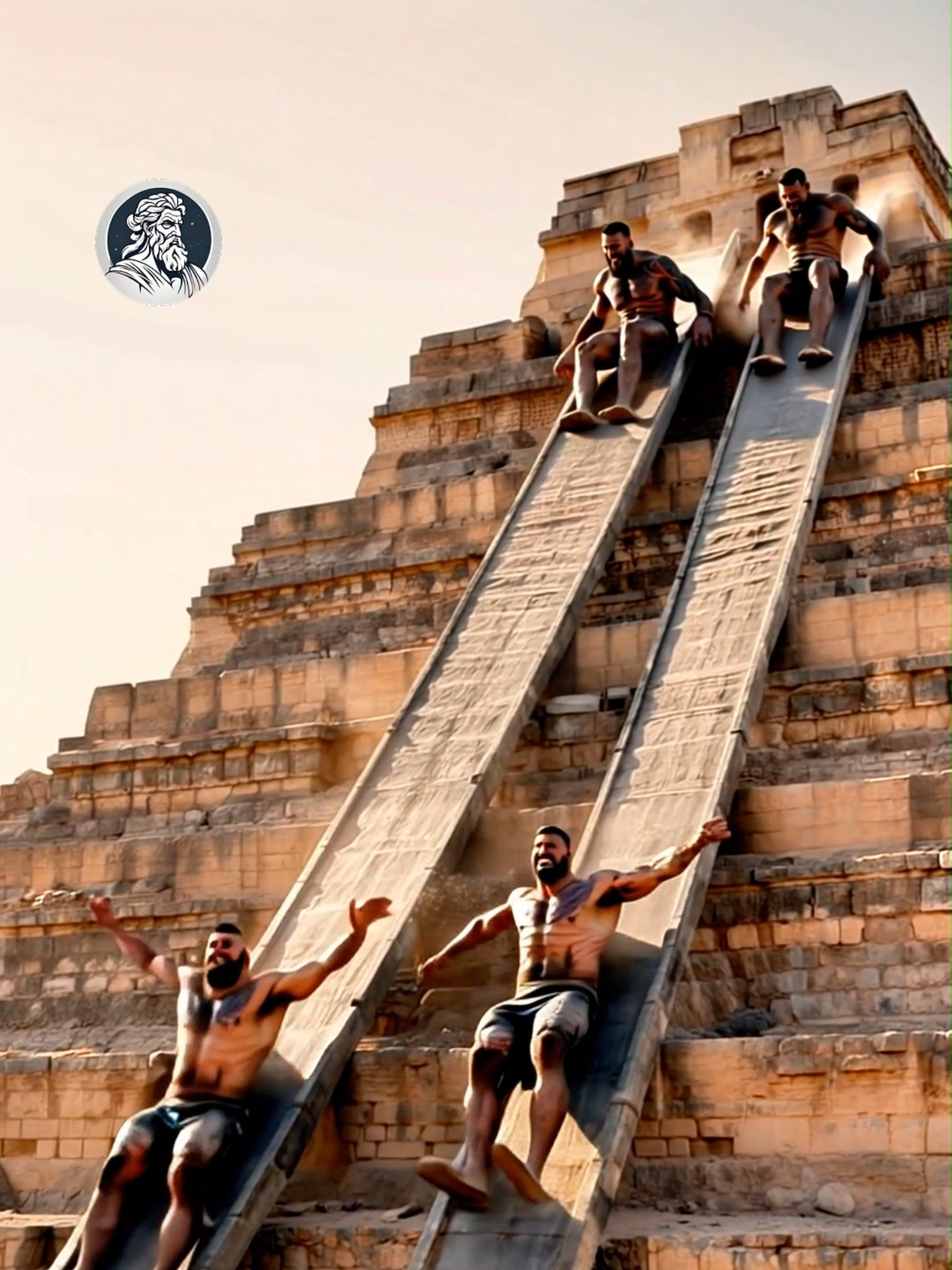 HOW THE PYRAMIDS WERE MADE #cadamitologia #ai #fyp #giants #desert #egypt #pyramids #alien