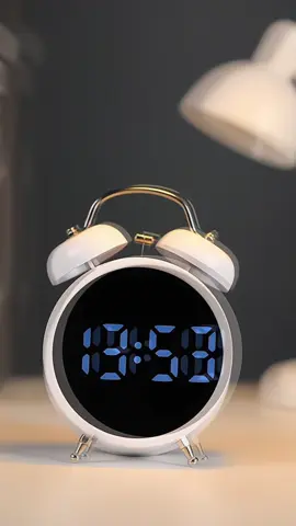 Đồng Hồ Báo Thức Chuông Reo Lớn Để Bàn Decor Siêu Đẹp.   #dongho#donghodeban#donghobaothuc#donghothongminh