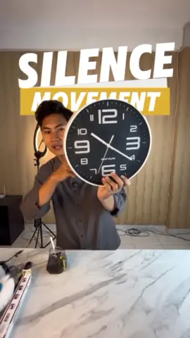 Jam dinding Silent Movement #jamdinding #fyp #promoseruweekend #racuntiktok 
