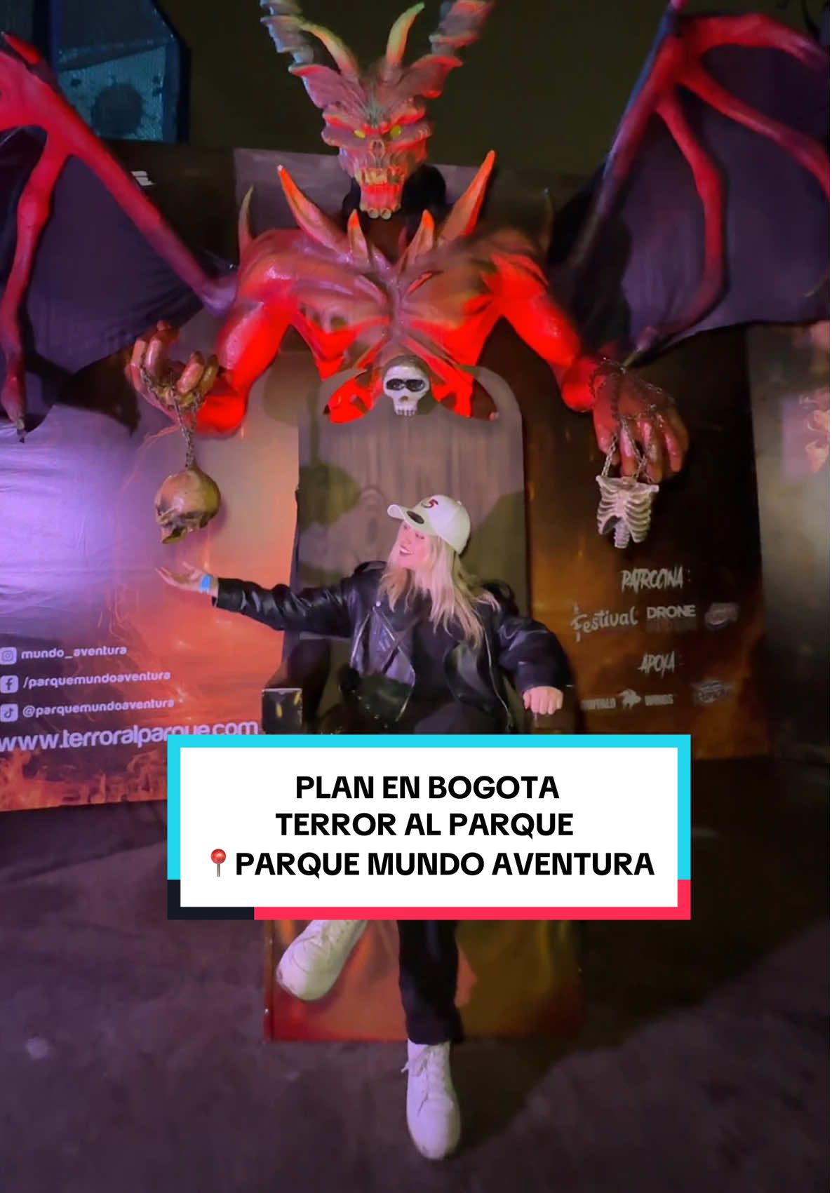 🎃👻 NUEVO PLAN DE TERROR EN BOGOTÁ  Esta es la experiencia del parque @Parque Mundo Aventura  Con Terror al Parque  👻🎃 Aqui Vivirás El Origen del Mal en Mundo Aventura: 🔥 8 casas de terror 🎢 15 atracciones extremas 🎭 +300 actores en vivo 🕖 Viernes a domingo · 6pm a 11pm 📅 Hasta el 2 de noviembre 🎟️ Pasaporte Terror: $99.000 🌭 Combo Terror: $146.000 👑 Súper Combo VIP: $224.000 Compra presencial u online en 👉 terroralparque.com #TerrorAlParque #PlanHalloweenBogotá #HalloweenEnBogotá #PlanBogota #ParqueMundoAventura       