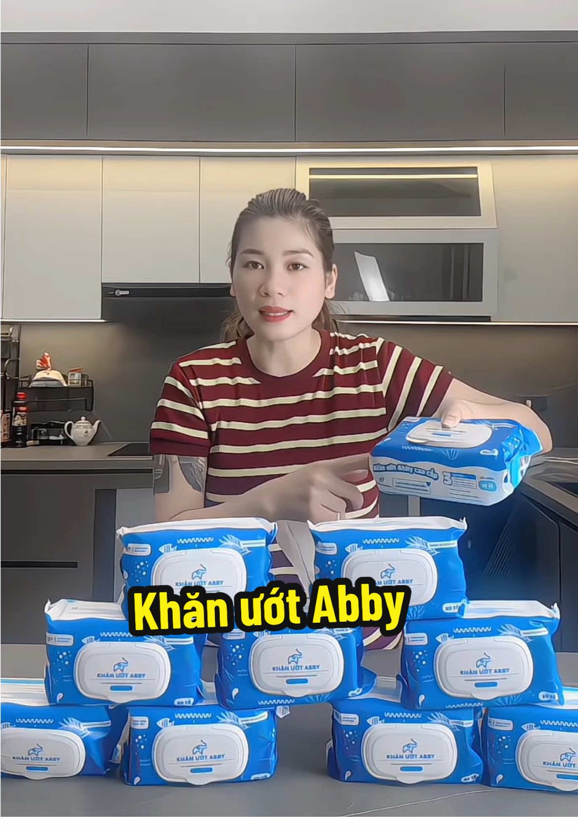 10 bịch khăn ướt Abby an toàn cho da #khanuot #abby #xuhuong 