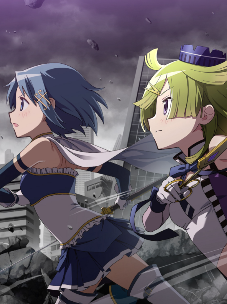 .*✧ #mabayu / #sayaka ✧*. i haven't do my exedra dailies and my phone have 5% left #mabayuaki #sayakamiki #madokamagica 