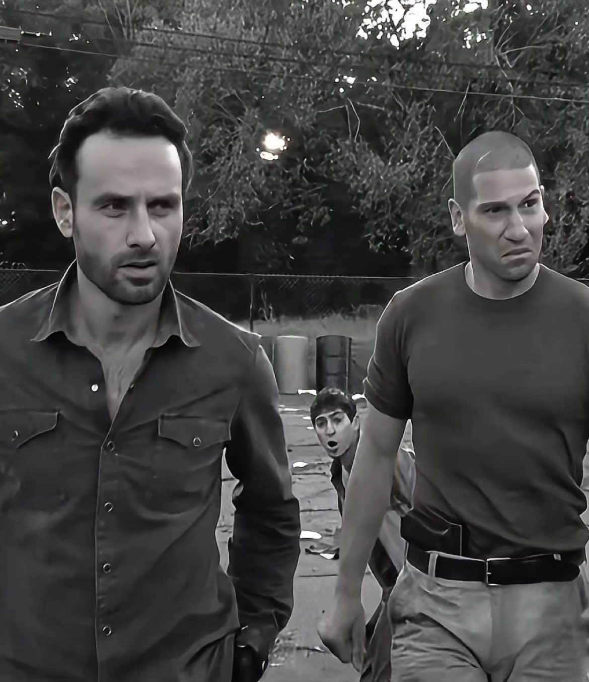 اعز الاصدقاء ريك و شين 🫡! || #rickgrimes #shane #thewalkingdead #fyp #ريك_غرايمز 