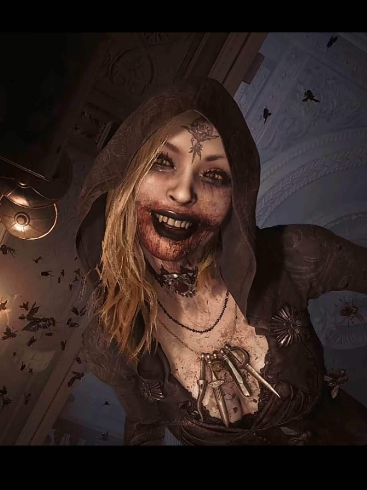 if evil why hot? //scp: @vidarorcus #re8edit #residentevilvillage #residentevil #beladimitrescu #re8 #re8village #beladimitrescuedit #fyp  !!FAKE BLOOD!! - !!FAKE BODY!! - !!ALL FAKE!!