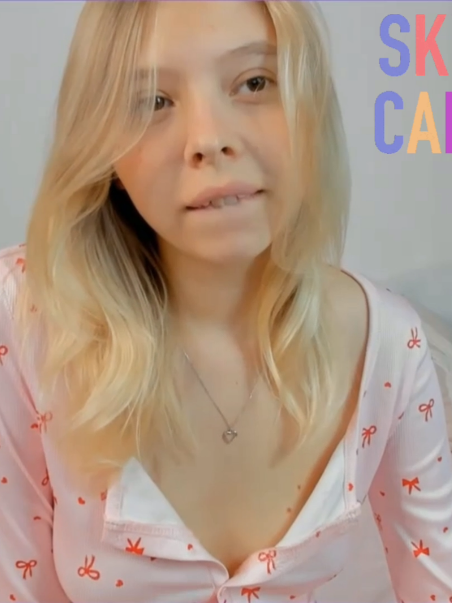 skin care blonde girl #keşfet #videoviral #viralvideo #fitcheck #fyppppppppppppppppppppppp 