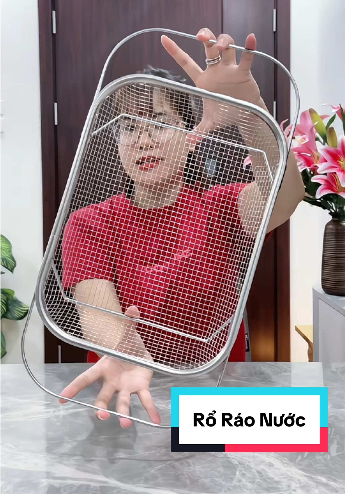 Rổ Rửa Rau Củ Quả Bằng Thép Không Hoen Không Gỉ #roinox #rogacbonruachen 