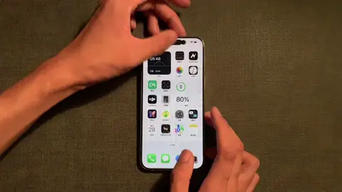 Animation của Dynamic Island thật sự rất mượt? #douyin抖音 #iphone#apple#fyp #xuhuong 