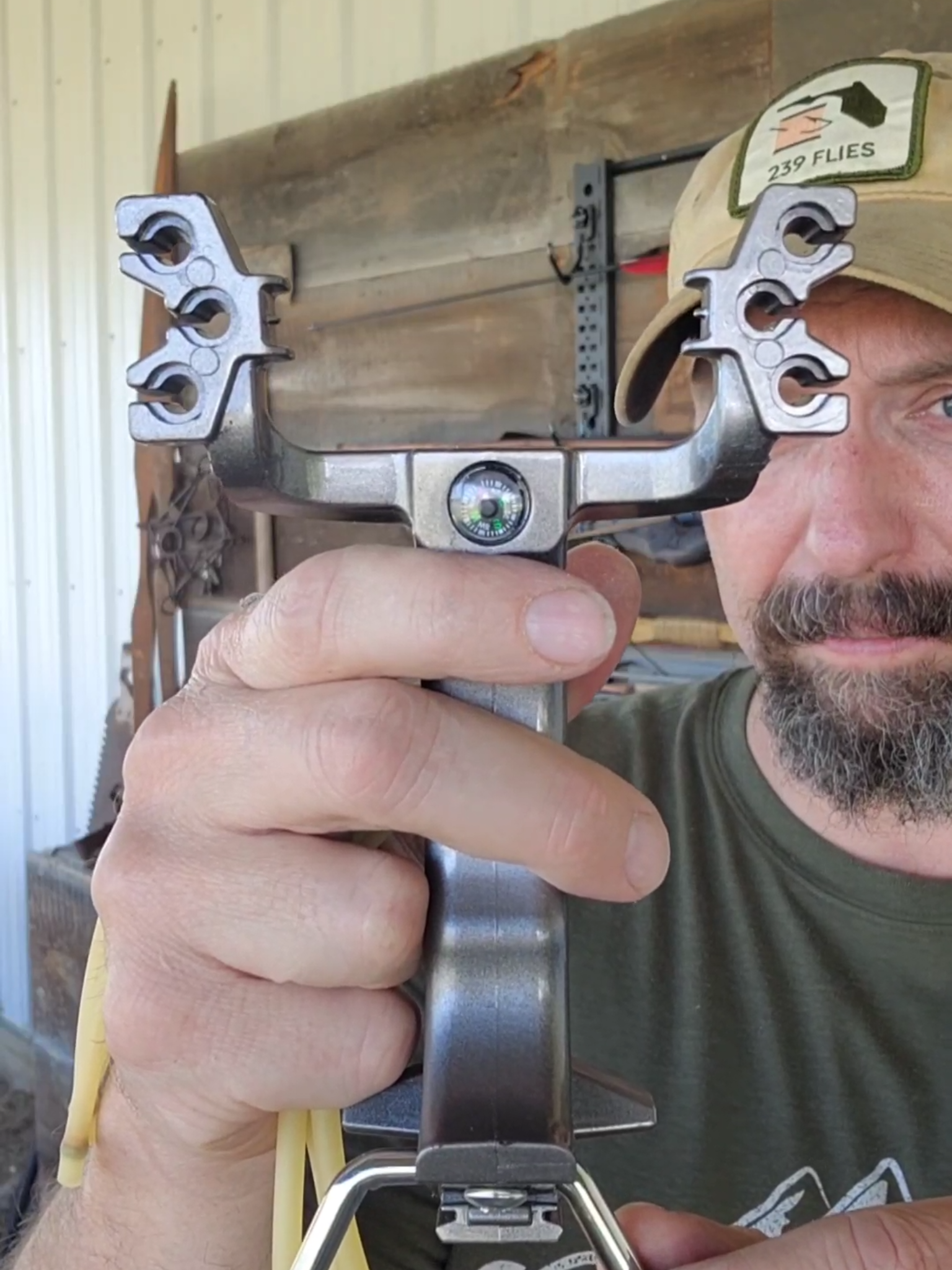 The quality on this slingshot was disappointing. I would pass. #burningriverbushcraft #slingshot #catapult 