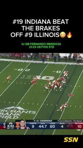 Indiana Gave Illinois A Old Fashion Beatdown🔥‼️ #CollegeFootball #indianahoosiers #indianafootball #ncaafootball #fyp 