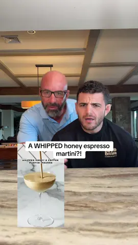 Whipped honey espresso martini 🍯 ☕️ cc: My Cocktail Bible #johnnydrinks