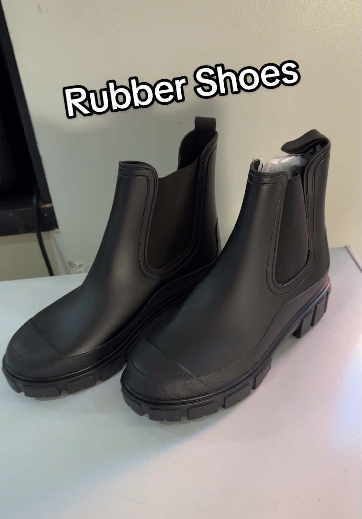 Rubber shoes water proof #fyp #spotlight #foryou 