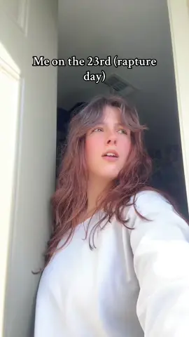 And then there was peace. See ya 👋 #raptureready #comedy #fyp yes, some people do think the rapture is happening (again) soon