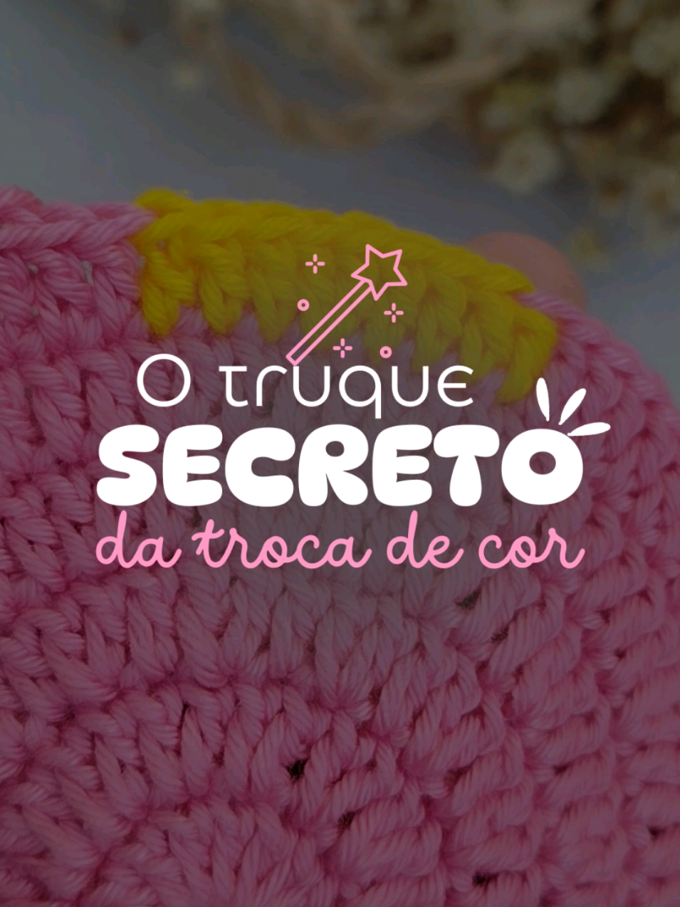 Troca de cor no crochê de forma profissional.🧶 Você sabia desse truque? ✨ #croche #crochet #dicadecroche #trocadecorcroche #foryoupage 
