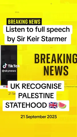 UK recognize the statehood of Palestine! #palestine #keirstarmer #palestina 