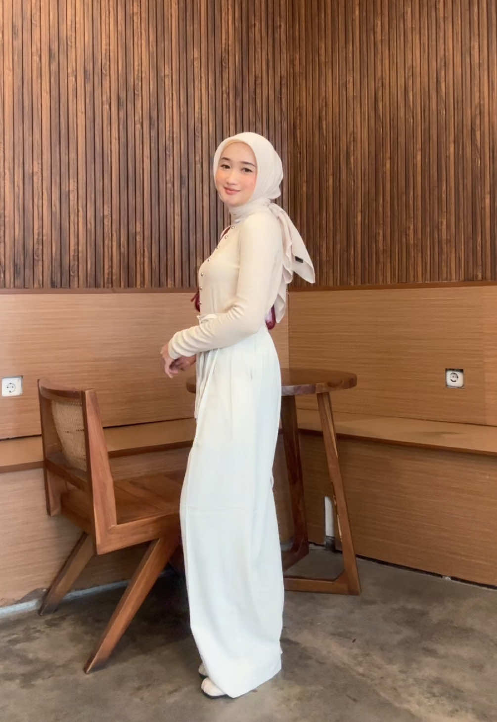 #fitcheck warna cream tidak pernah gagal🫶🏻