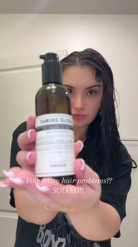 My FAVORITE go to product when my hair is clean and ready to be styled! #fyp #finehair #frizzyhairtips #foryou #haircair #foryoupage 