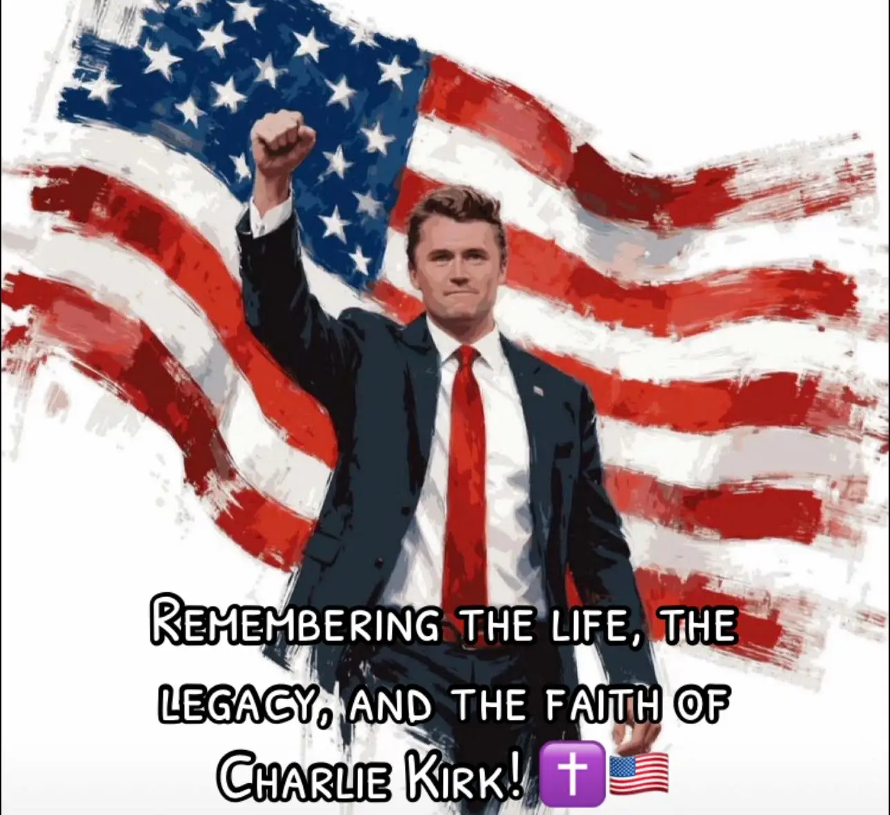 Today we remember the life, the legacy, and the faith of Charlie Kirk! Charlie will live on in our hearts and through our actions in Christ! Thank you Charlie for your leadership and service through Christ our Savior!  Isaiah 6:8. ✝️🇺🇸