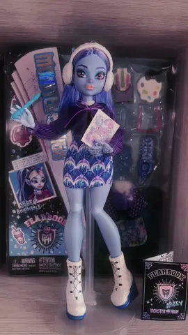 💜ABBEY BOMINABLE ❄️FEARBOOK 🩵 #monsterhigh #abbey #fyp #dolls #collection 