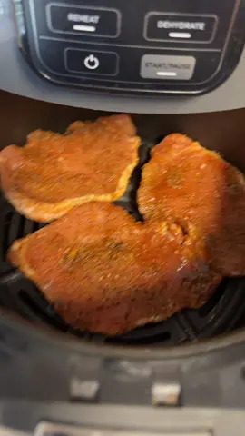 if you know me then you know i love some pork chops 🤣🤣🤷🏾‍♀️ #foodies #porkchops #airfryer #fyp #contentcreator 