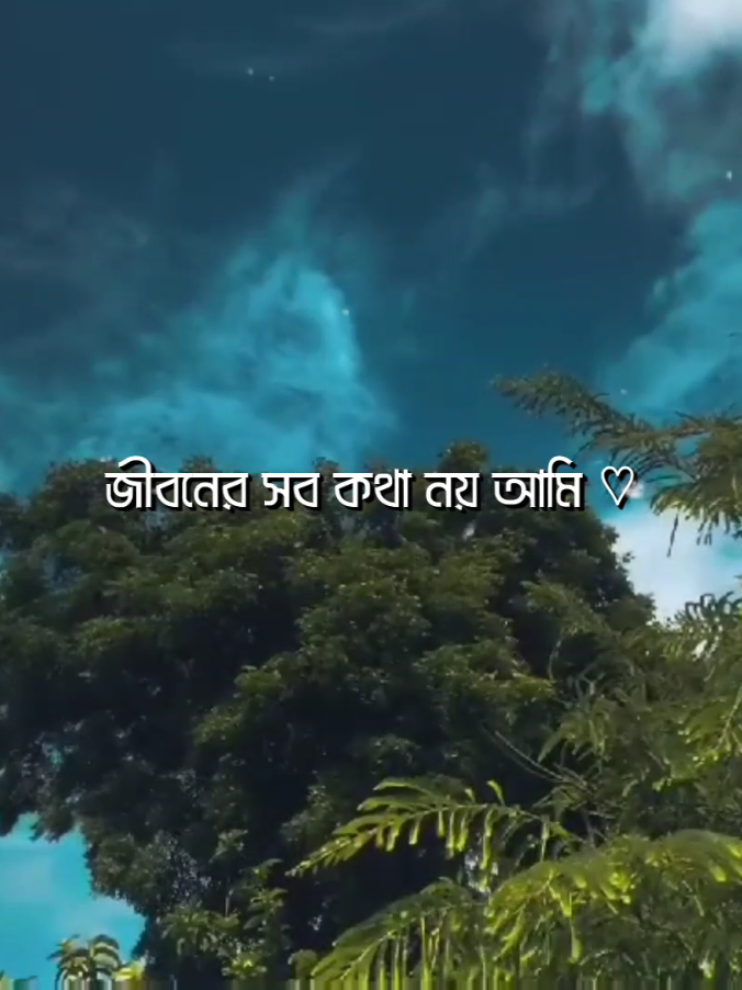 – জীবনের সব কথা নয় আমি -