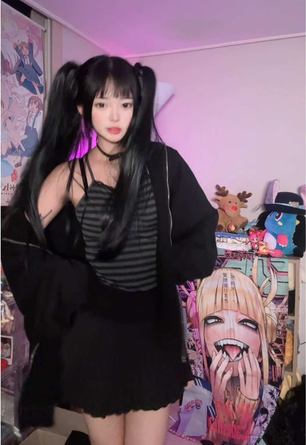 같이 찍을 칭구가 없어 토가짱과 찍었습니댜