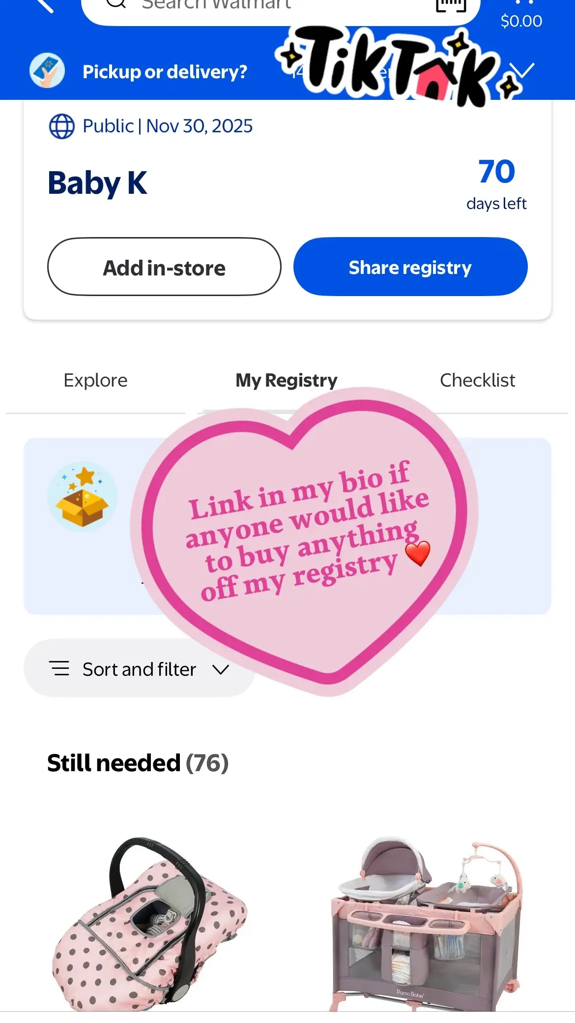 ✨ Only 10 more weeks until we meet our little blessing 💕 As a first-time mom, I’m so excited but also a little nervous getting everything ready. If anyone would like to help us on this journey, I’ve put together a baby registry with the things we’ll need. Every little bit means so much to me and baby 💓🍼 Thank you from the bottom of my heart for the love and support! (Link in bio 💌)