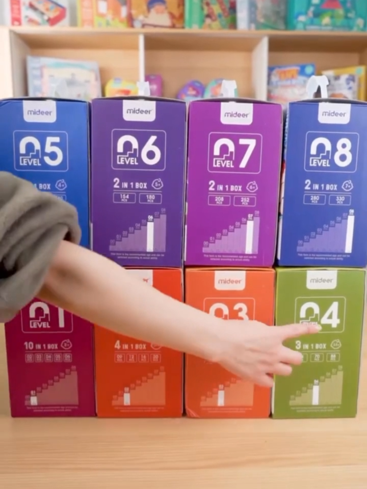 👉 Bộ xếp hình Level Up Mideer chính là lựa chọn tuyệt vời! 🔹 Thiết kế  cấp độ từ dễ đến khó – phù hợp cho bé từ 1 đến 7 tuổi 🔹 Giúp bé rèn luyện khả năng lập luận, quan sát, tư duy logic và phối hợp tay mắt 🧩 🔹 Mỗi mảnh ghép đầy màu sắc, giúp con nhận biết hình dạng và phát triển trí tưởng tượng 🌈 🔹 Chất liệu cao cấp, đạt chuẩn Châu Âu EN71 – an toàn tuyệt đối cho bé yêu 🎁 Đây còn là món quà ý nghĩa cho sinh nhật, Giáng sinh hay Trung thu. Nhanh tay đặt ngay để đồng hành cùng con trên hành trình khám phá trí tuệ nhé!” #xuhuong #xephinhlevelup #dochoimideer #dochoigiaoduc #xoephinhchomebe #dochoitreem #mevabe #dochoisangtao #dochoithongminh