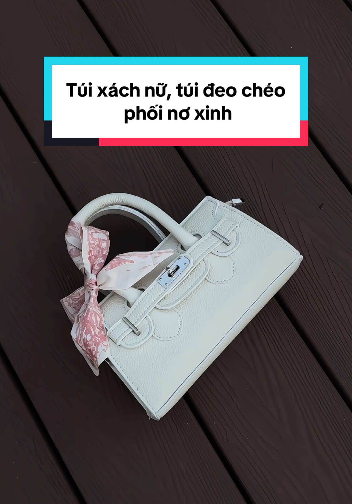 Túi xách nữ, túi đeo chéo phối nơ xinh ngăn rộng kéo khoá hàng qccc nha mí bà  @Túi xách nữ - Jime Store #jimestore #reviewtuixach #tuixachnu #tuideocheonu #tuixach 