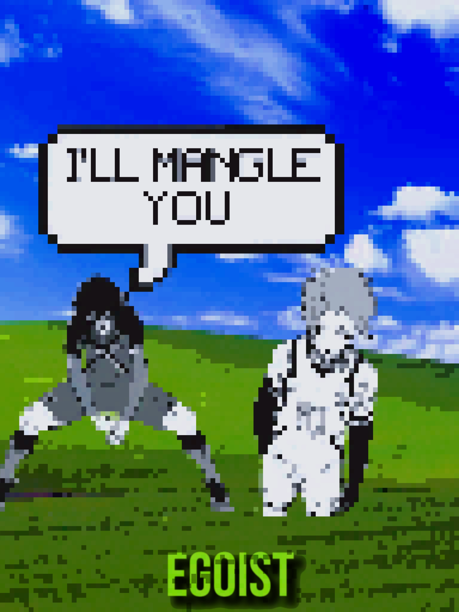 Sae and Rin version #edit #sae #itoshirin #bluelock #pixel