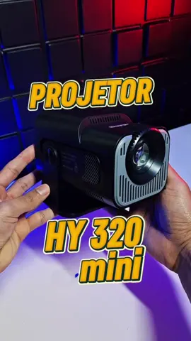 PROJETOR HY 320 mini  Loja: @DAOYEE TECH  Projetor portátil com resolução nativa Full HD podendo chegar aos 4K. Com Android e conexões HDMI, WI-FI, bluetooth e caixa de som interna. #tiktokshop #projetor #barato #daoyee #oferta 