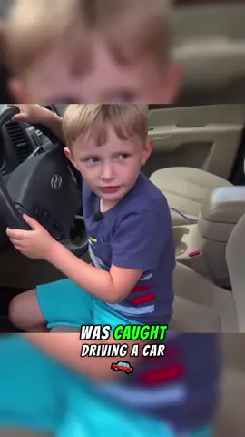 He Was Caught Driving a Car Completely on His Own 🚗 #car #driving #ohio #interesting 