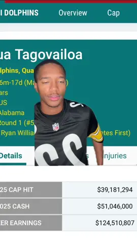 TUA IS NOT THE GUY FOR THE DOLPHINS! #sports #nfl #football #dolphins #greenscreen 