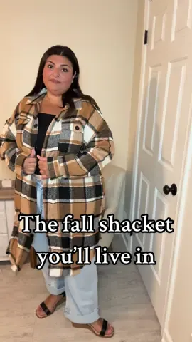 Styling the @IN'VOLAND Boutique plaid flannel shacket two ways. 🍂 Wear it as a cozy layer or tie it around your waist for that effortless fall look. True plus size fit + so versatile 🙌 #plussizestyle #plussizeshacket #plussizeootd #plussizefallfashion #fallfashiontrends 