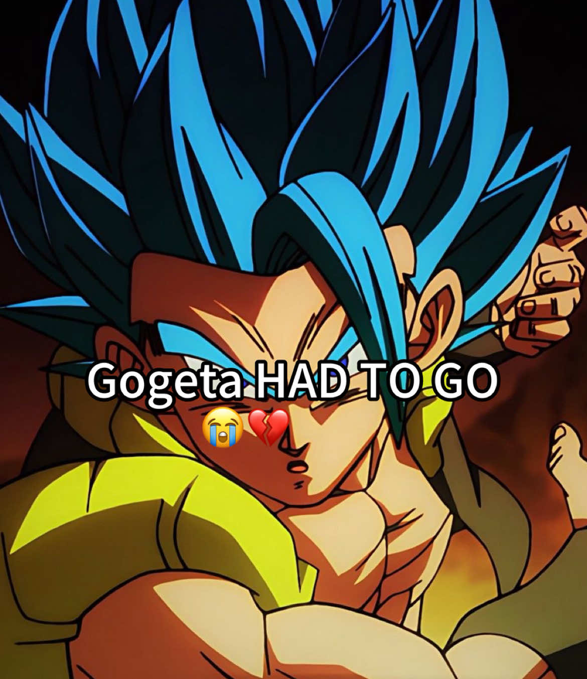 Gogeta is merciless ✊😞#gogeta #Anime #animeedit #xzyabc #hadtogo #movie #gogetablue #brolydbs 