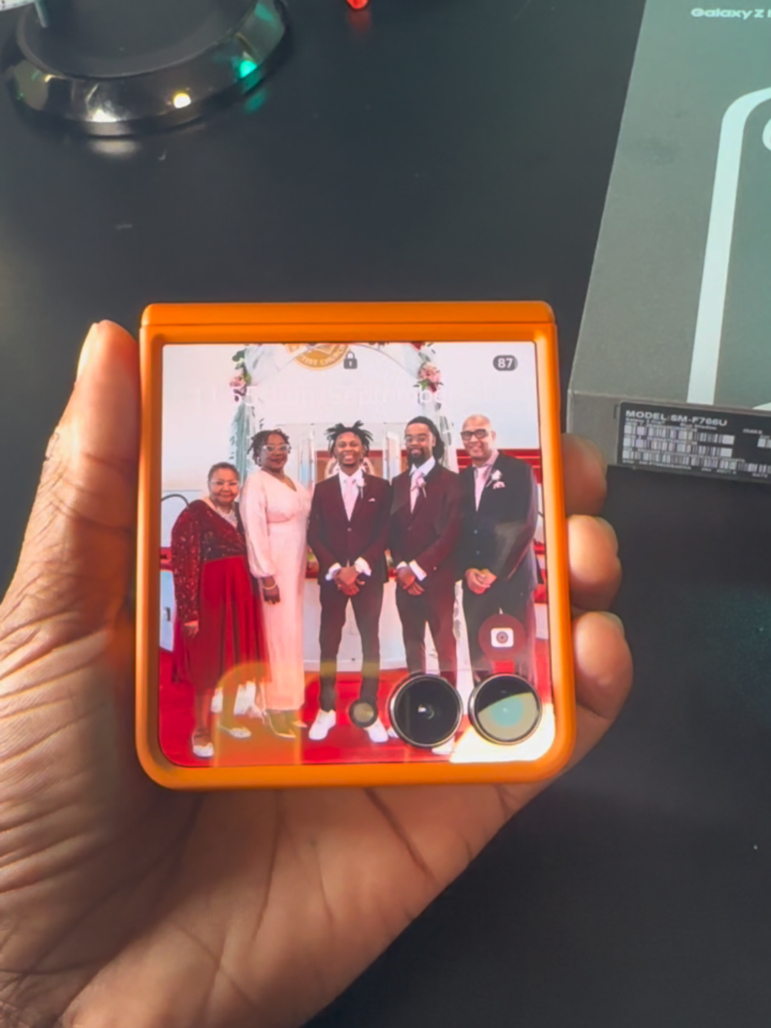 I love this phone. no regrets #samsunggalaxy #zflip7 #iphone17 