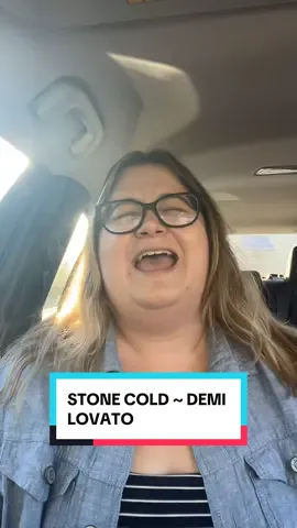 This song is so hard but beautifully haunting 🖤 #demilovato #stonecold #carkaraoke #singing #fypシ 
