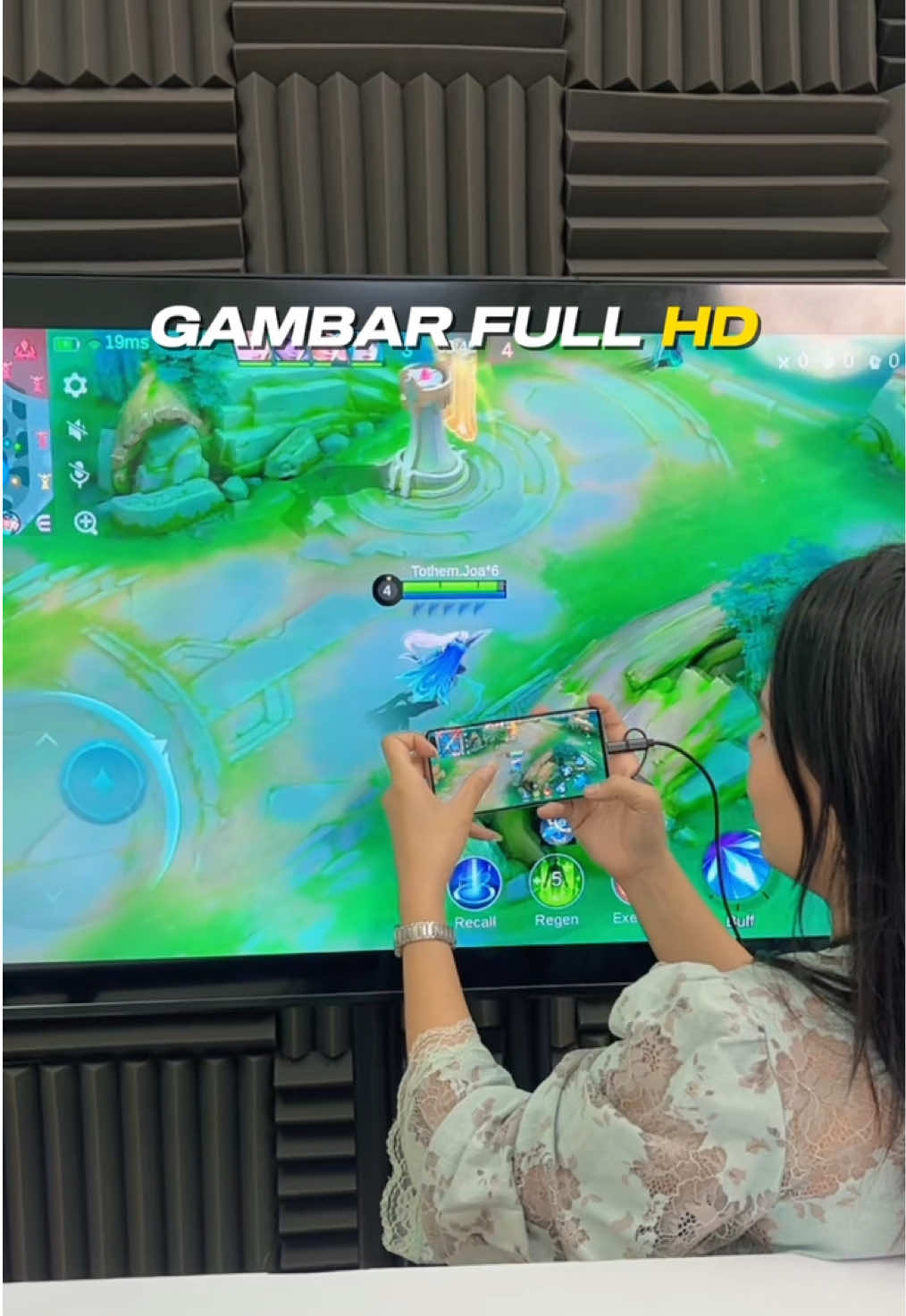 Kabel HDMI To Type C, jadi lebih gampang mirroring ke layar besar #gadget #typeccable #charger #charging #kabelchargertypec      