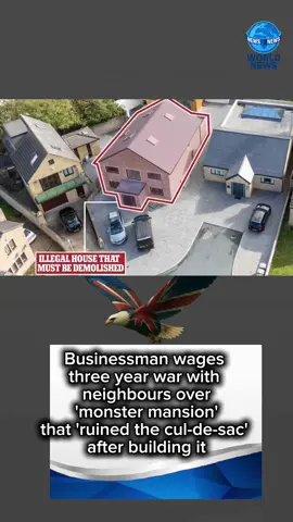 Businessman wages three year war with neighbours over 'monster mansion' that 'ruined the cul-de-sac' after building it without planning permission. A Porsche-driving businessman who bulldozed a modest home and replaced it with a hulking ‘monster mansion’ has been ordered to tear it down - as furious neighbours branded it an eyesore that has ‘ruined the cul-de-sac’. Mattress mogul Amir Azam, 39, spent £235,000 to purchase a humble property in Dewsbury, West Yorkshire, in 2021. However, instead of sticking to planning approval for a small extension, he then demolished the house entirely. In its place emerged a sprawling, gable-fronted replacement that dwarfs other properties in the quiet suburban street. The vast building, stretching 16 metres in length, now looms over modest bungalows and traditional family homes.