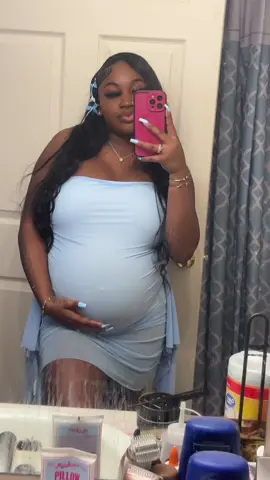 #babyshower my baby shower day was a success now I’m waiting on your arrival my bean🥺🩵