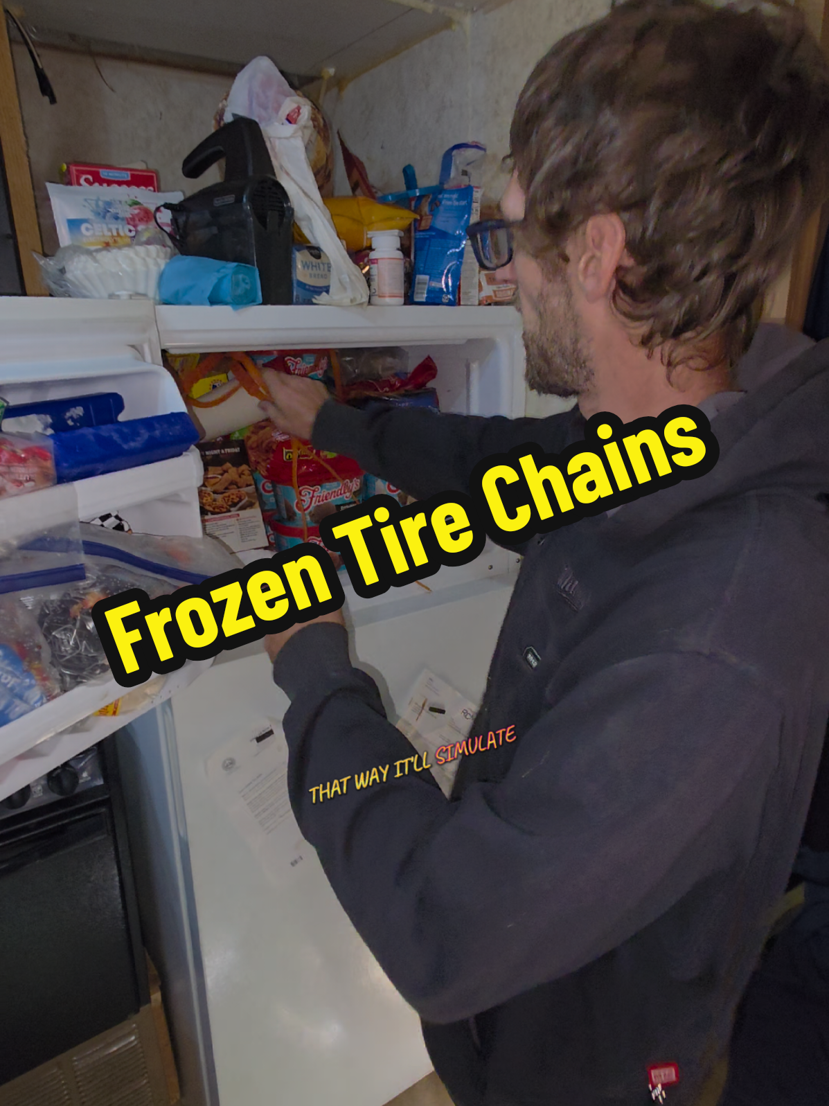 Replying to @jeremiahscovel These works awesome frozen or heated! They're only on flash sale for a limited time! Don't get stuck and have to call a tow truck!!  #tirechains #musthaves #bestseller #towing #crashed 