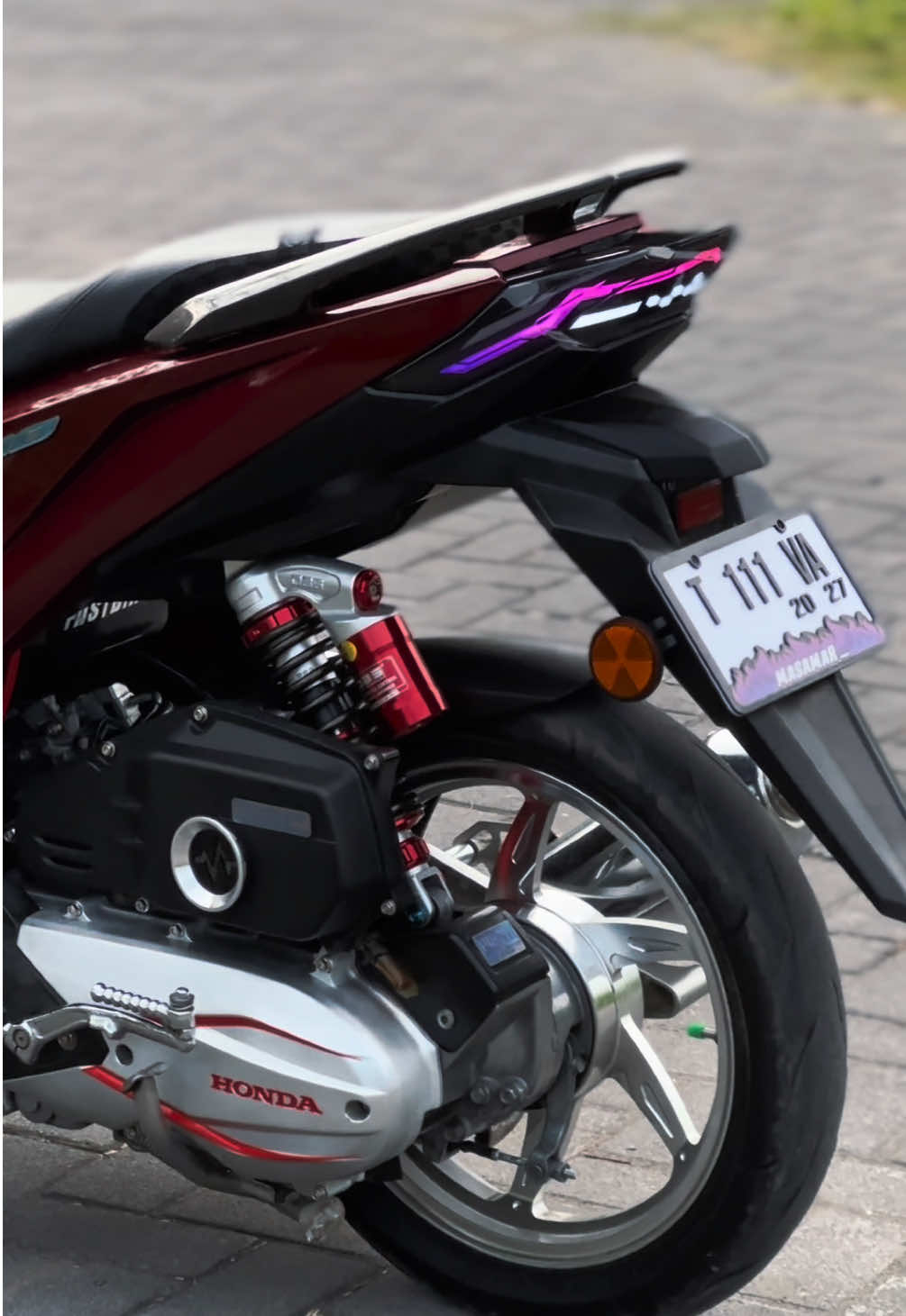 pitmen harian nyetel padet😋 #ledoldgank #variomerah #variomodifikasi #variojogja 