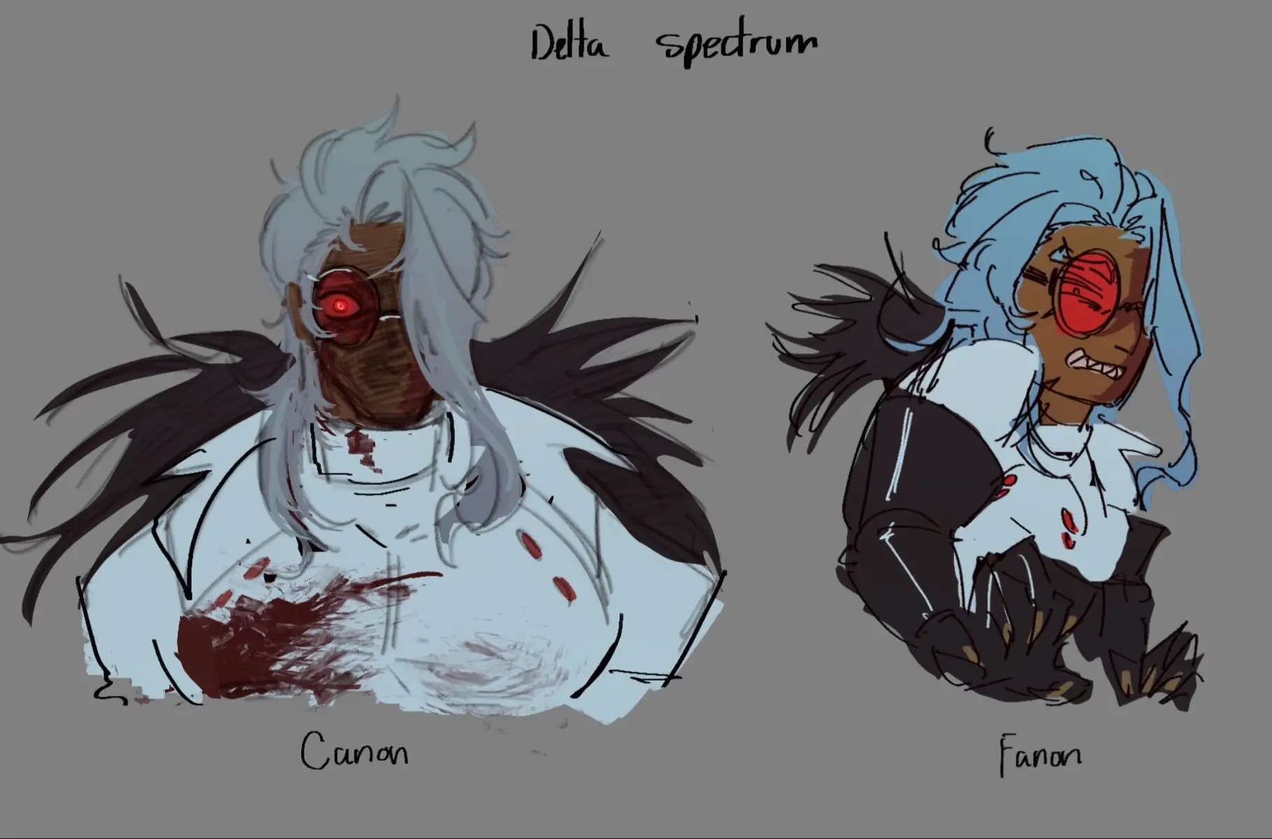 I like both for different reasons #dottoresegmentoc #dottoresegments #fatuiharbingers #ocxcanon #ildottore 