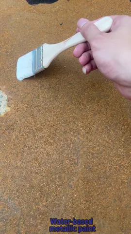 Water-based metallic paint #SaveMetalFromJunk #NoSandingRustFix#RustSavior #MetalProtection #DlYEssentia